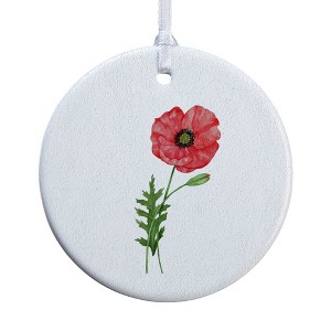 Personalization Mall Birth Month Flower Ornament - 1 of 2