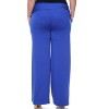 Women's Plus Size Solid Palazzo Pants - White Mark - 3 of 3