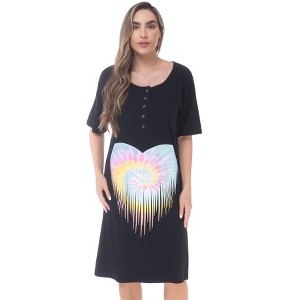 Just Love Short Sleeve Nightgown Sleep Dress for Women - 1 of 3