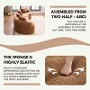 Modular Sleeper Sectional Sofa,Luxurious 4-Seater with Wood Grain Chenille Fabric for Living Room - The Pop Home - 4 of 4