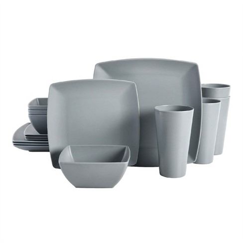Luciano Housewares High Density Polypropylene Cutting Board, 11.75 x 7.87 Inches, Grey, Gray (80576)