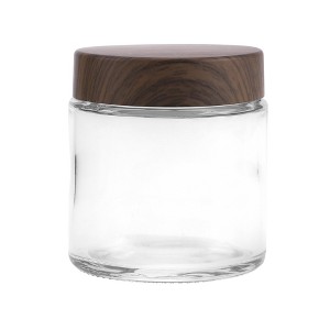 Unique Bargains Transparent Cream Glass Bottle for Bathroom 1 Pc - 1 of 4