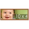 PosterPalooza | Panoramic Modernist Brown Picture Frame - UV Acrylic, Foam Board Backing, Hanging Hardware - 2 of 4