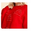 Women's Pearl Holiday Tree Oversized Sweater - Haptics - 4 of 4