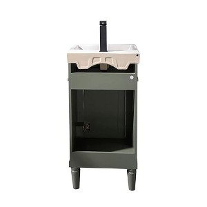Legion Furniture 18 Inches Pewter Green Sink Vanity - 1 of 4