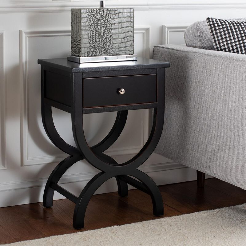 Maxine Accent Table with Storage Drawers  - Safavieh, 2 of 9