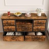 Jojoka 8 Dresser TV Stand with Power Outlet & LED Light, 47'' Wide TV Stand with 8 Deep Drawers for Bedroom - 3 of 4