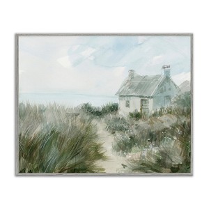 Stupell Industries Simple Windswept Cottage Framed Giclee Art - 1 of 4