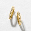 Pure Collection by Ross-Simons 0.20 ct. t.w. Diamond Huggie Hoop Earrings in 14kt Yellow Gold - 2 of 4