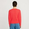 Lands' End Women's Drifter Cable Pointelle Stitch Sweater - 2 of 4