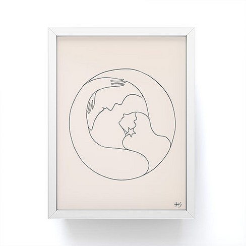Maggie Stephenson Moon Lover Framed Mini Art Print - Society6 : Target