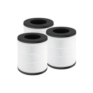 Nispira TD-1300 4-in-1 True HEPA Replacement Filters Compatible with Tredy TD-1300, Tenergy Renair, Cool-Living CL-6070A, BEABA Air Purifier, 3 Packs - 1 of 4