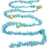 Northlight 25' x 1.25" Unlit Blue Glittered Easter Egg Tinsel Garland - 4 of 4