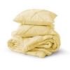 Peace Nest 3 Pieces Pinch Pleat Comforter and Pillowcases Set, Soft Lightweight Fluffy All Season Bedding Set - 2 of 4