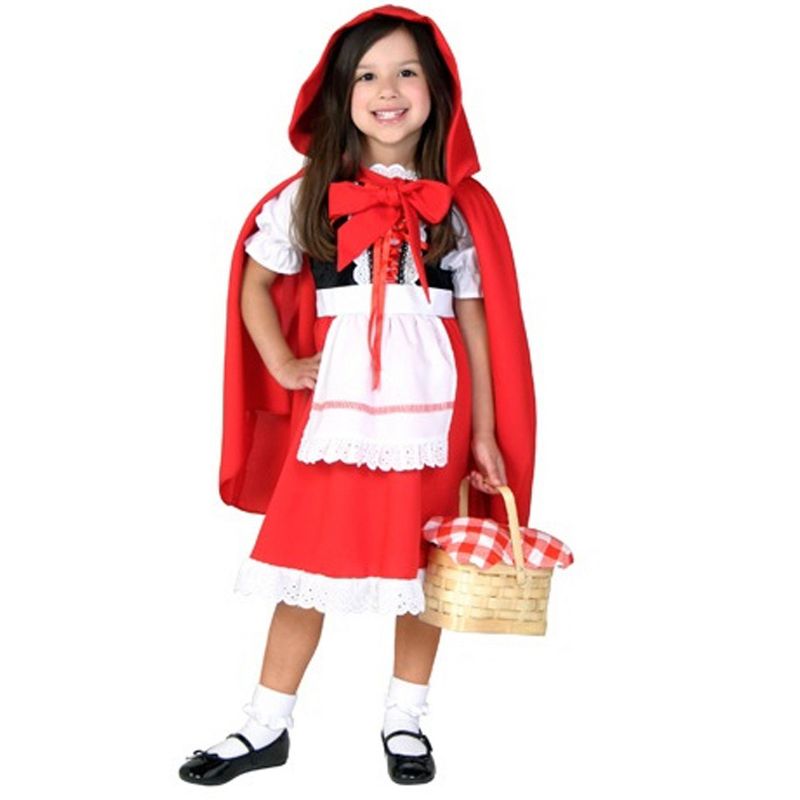 HalloweenCostumes.com Toddler Little Red Riding Hood Costume, 2 of 3