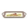Pimpernel Woodland Large Handled Tray- Large Rectangular Melamine Serving Tray with Nature-Inspired Forest Design - Dishwasher Safe Platter - 3 of 4