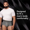 Depend Real Fit Men's Incontinence Underwear - Maximum Absorbency - L/XL - 20ct - 4 of 4