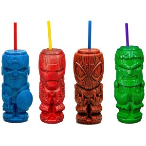 Beeline Creative Marvel Plastic Geeki Tiki Tumblers | Set of 4 - 1 of 1