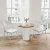 homfan  Meta lFolding Chairs Portable Kitchen Chair Foldable ，350lb Weight - 4 of 4