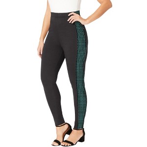 Jessica London Everyday Stretch Cotton Legging - 1 of 4