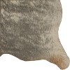 HomeStock FAUX COW HIDE MINI GREY MIX, Tufted and Printed, Transitional - 3 of 4