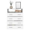 NicBex 4 Drawers Dresser Modern Wooden Cabinet with 4 Drawers and 1 Door Dresser for Closet for Bedroom, Living Room, Hallway - 2 of 4