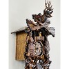 Eight Day Mechanical Hunter's Cuckoo Clock With 21 Inch Height Dancers And Carved Animals By River City Clocks - 4 of 4