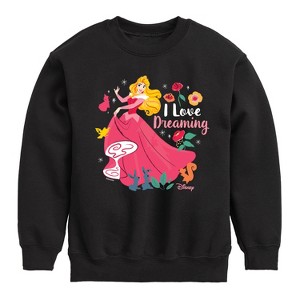 Boys' - Disney - I Love Dreaming Graphic Long Sleeve Fleece Sweatshirt - 1 of 4