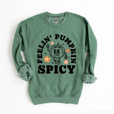Simply Sage Market Women's Graphic Sweatshirt Spicy Pumpkin
