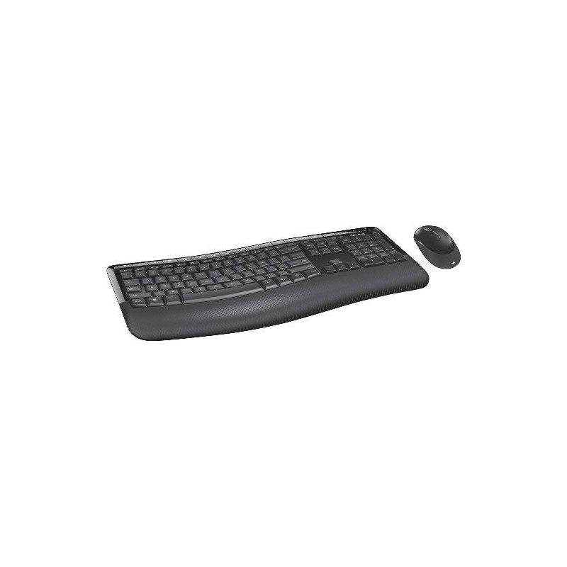 Microsoft Wireless Comfort Desktop 5050 - USB Wireless RF Keyboard - USB Wireless RF BlueTrack Mouse - 16 Hot Keys - Scroll Wheel, 3 of 4