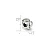 Black Bow Jewelry Sterling Silver Beer Stein Bead Charm - 3 of 4