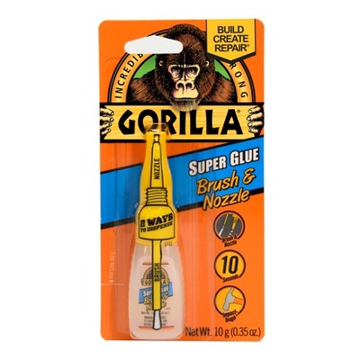 Gorilla .35oz Super Glue with Brush & Nozzle