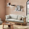 2pcs/set 24" Wood Wall Mounted Floating Shelves Storage Shelving For Living Room, Dining Room, Office, Bedroom - 3 of 4