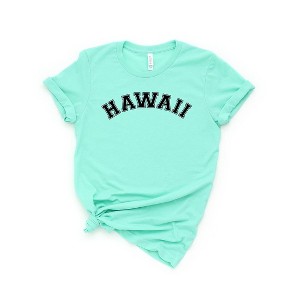 Simply Sage Market Women's Hawaii Curved Short Sleeve Graphic Tee - 1 of 3