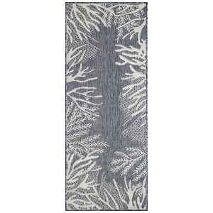 Liora Manne Carmel  Indoor/Outdoor Rug  Navy.. - 1 of 4