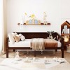 NicBex Twin/Full Modern Bed Frame Sofa Bed with Bedside Rails,High-Legged Daybed Platform Bed for Bedroom,Study,Kids Room - 2 of 4