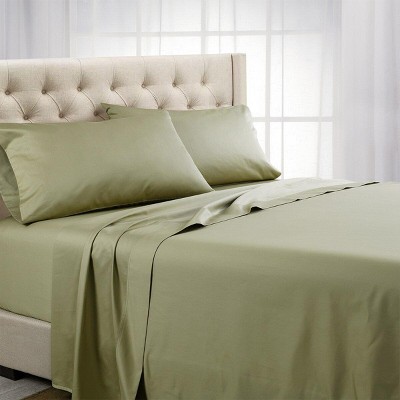 Egyptian Linens Flex King (Split Top) Sheets 1000 Thread Count 100% Cotton Solid Sheet Sets