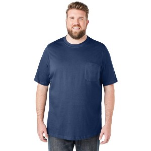 Boulder Creek by KingSize  Heavyweight Crewneck Pocket T-Shirt - 1 of 4