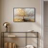 Art Remedy Tree of Golden Leaves Colorful Tree Art Framed - 2 of 4