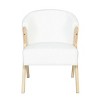 Modern Upholstered Accent Chair with Solid Wood Frame,Armless Lounge Chair for Living Room, Bedroom,Office-Tanpinhause - 4 of 4