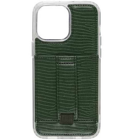 Walli Cases Vivienne Green by Chris Loves Julia Phone Case with Wallet and Finger Strap - image 1 of 4