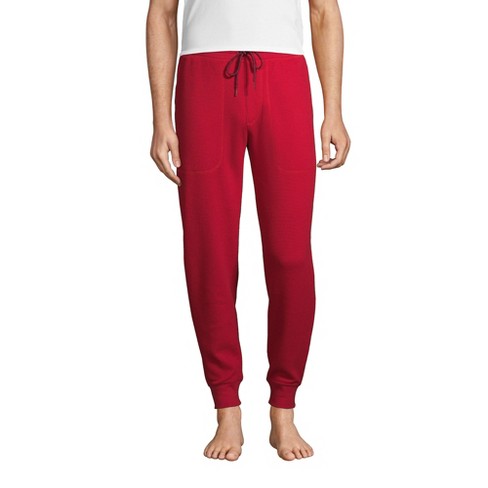 Lands' End Men's Flannel Jogger Pajama Pants 