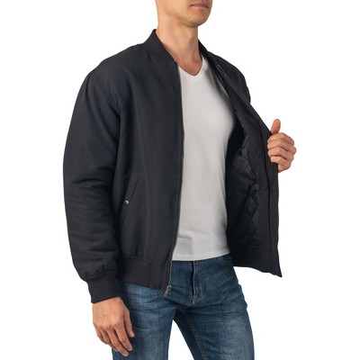 Alpine Swiss Damon Mens Bomber Jacket | Warm Quilted Flight Jacket with Pockets – Stylish Windbreaker for Casual & Layering | Versatile Outerwear — фото 5