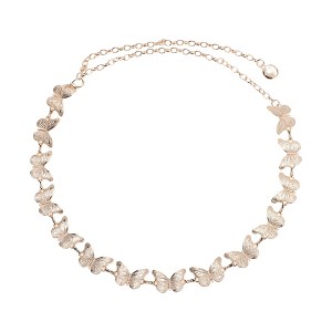 Unique Bargains Women's Butterfly Design Waist Chain 1 Pc - 1 of 4