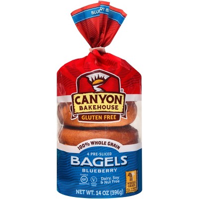 Canyon Bakehouse Gluten Free Blueberry Bagels - 14oz/4ct