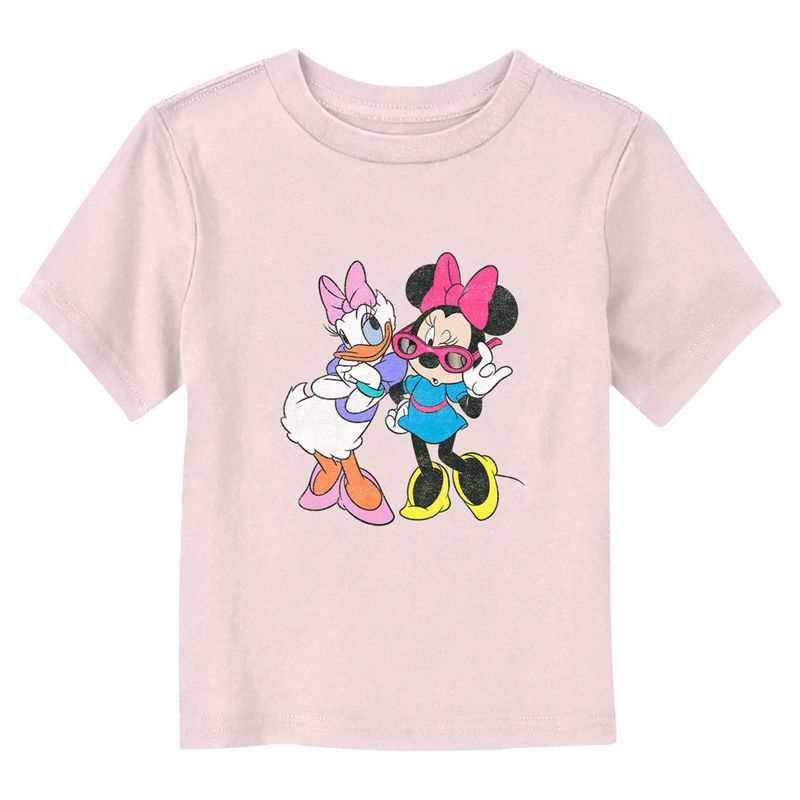 Mickey & Friends Cool Daisy and Minnie T-Shirt, 1 of 4