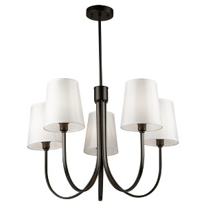 Artcraft Lighting Rhythm 5 - Light Chandelier in  Black - 1 of 4