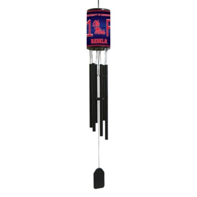 NCAA Wind Chime, #1 Fan with Team Logo - Mississippi State
