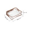 Unique Bargains PVC Clear Toiletry Bag Cosmetic Pouch with Zipper for Business Travel Home 3 Pcs - 2 of 4