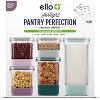 Ello 10pc Plastic Food Storage Container Set With Skid Free Soft Base :  Target